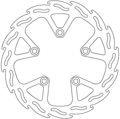 MOTO MASTER 110558, FLAME FIXED DISC 282
