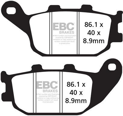 EBC SFA 358 EBC SCOOTER PADS
