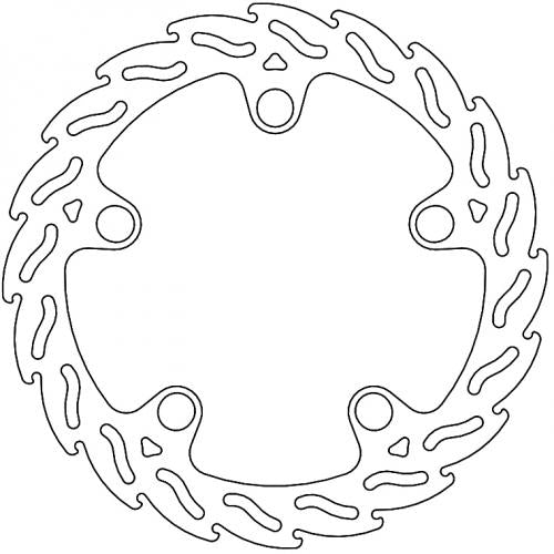 MOTO MASTER 110779, FLAME FIXED DISC