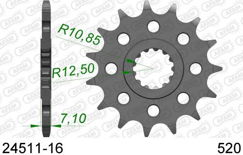 AFAM FRONT 16T, 520 AF12451116