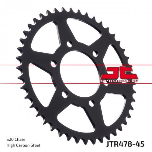 JT SPROCKETS REAR STEEL 45T, 520 JTR047845