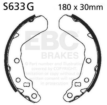 EBC S633G EBC BRAKE SHOES