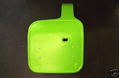 1981 Kawasaki KX 125 250 420 Front Number Plate Unit Green