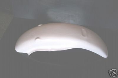 1974 Kawasaki KX 450 Rear Fender White