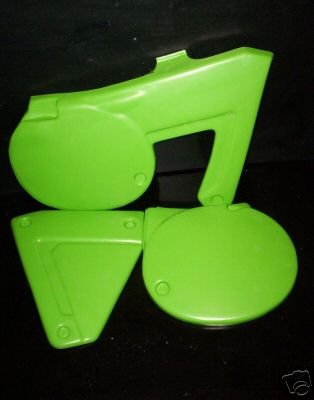 1980/1981 Kawasaki KX 125 250 420 Side Panels Green