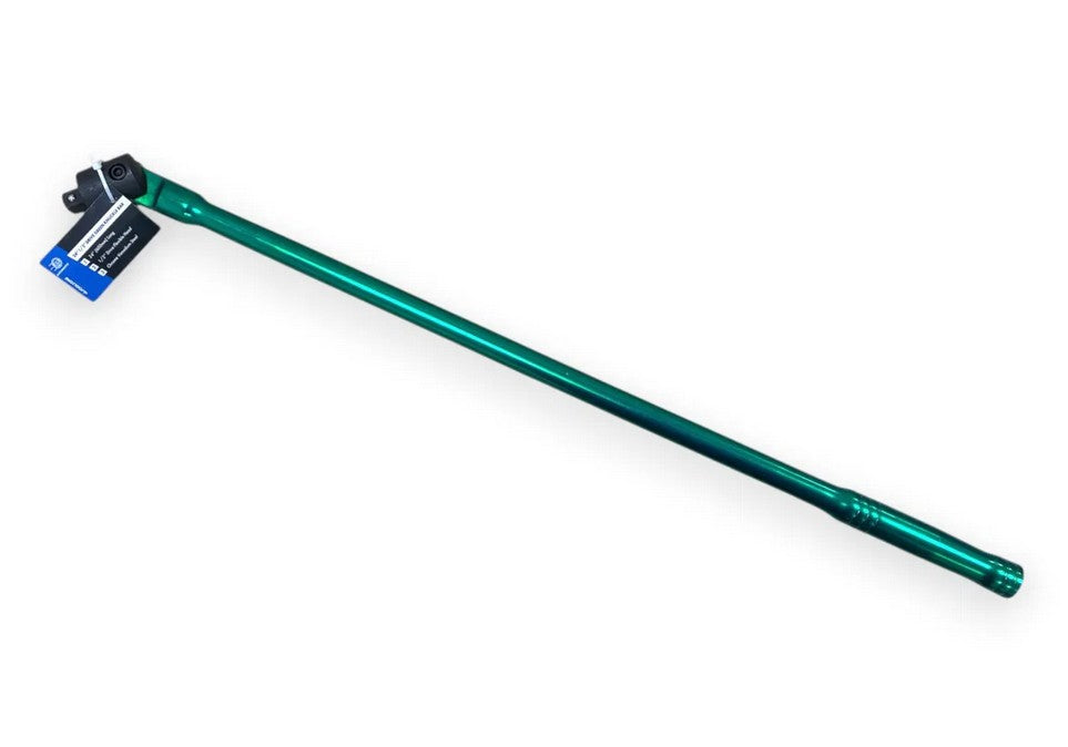 GREEN 24" X 1/2" FLEXIBLE KNUCKLE BREAKER BAR - TOOLZONE