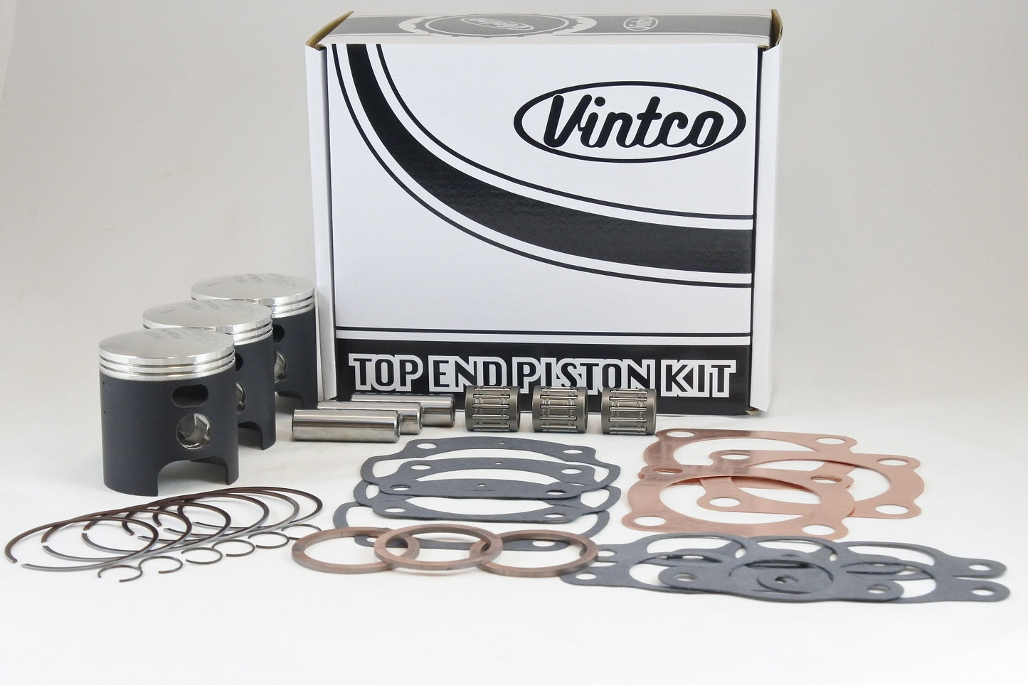 TOP END PISTON KIT 69-73 KAWASAKI H1 500 60.0mm STANDARD VINTCO KTK01-00