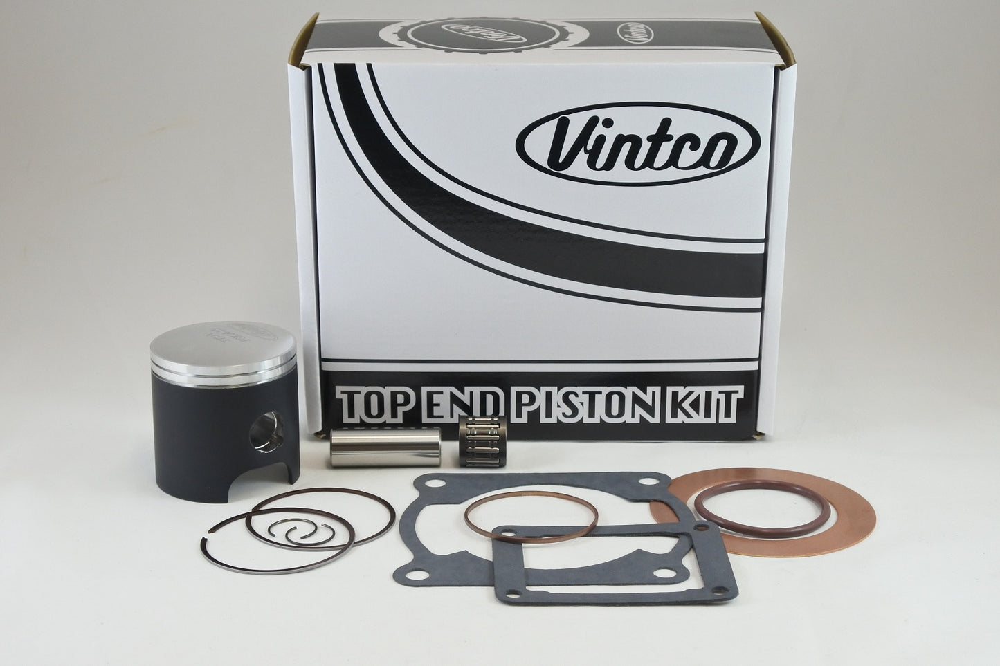 TOP END PISTON KIT 81-81 KAWASAKI KX 125 57.5mm 1.5mm OVER VINTCO KTK06-1.5