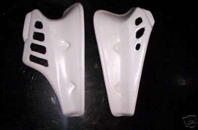 1984 KTM 125 Radiator Shrouds White