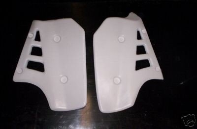 1988-1993 KTM LC4 Radiator Shrouds White