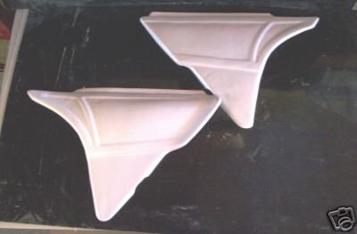1983/1984 KTM 350 504 560 4 Stroke Side Panels White