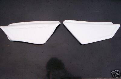 1983 KTM 125 250 Side Panels White