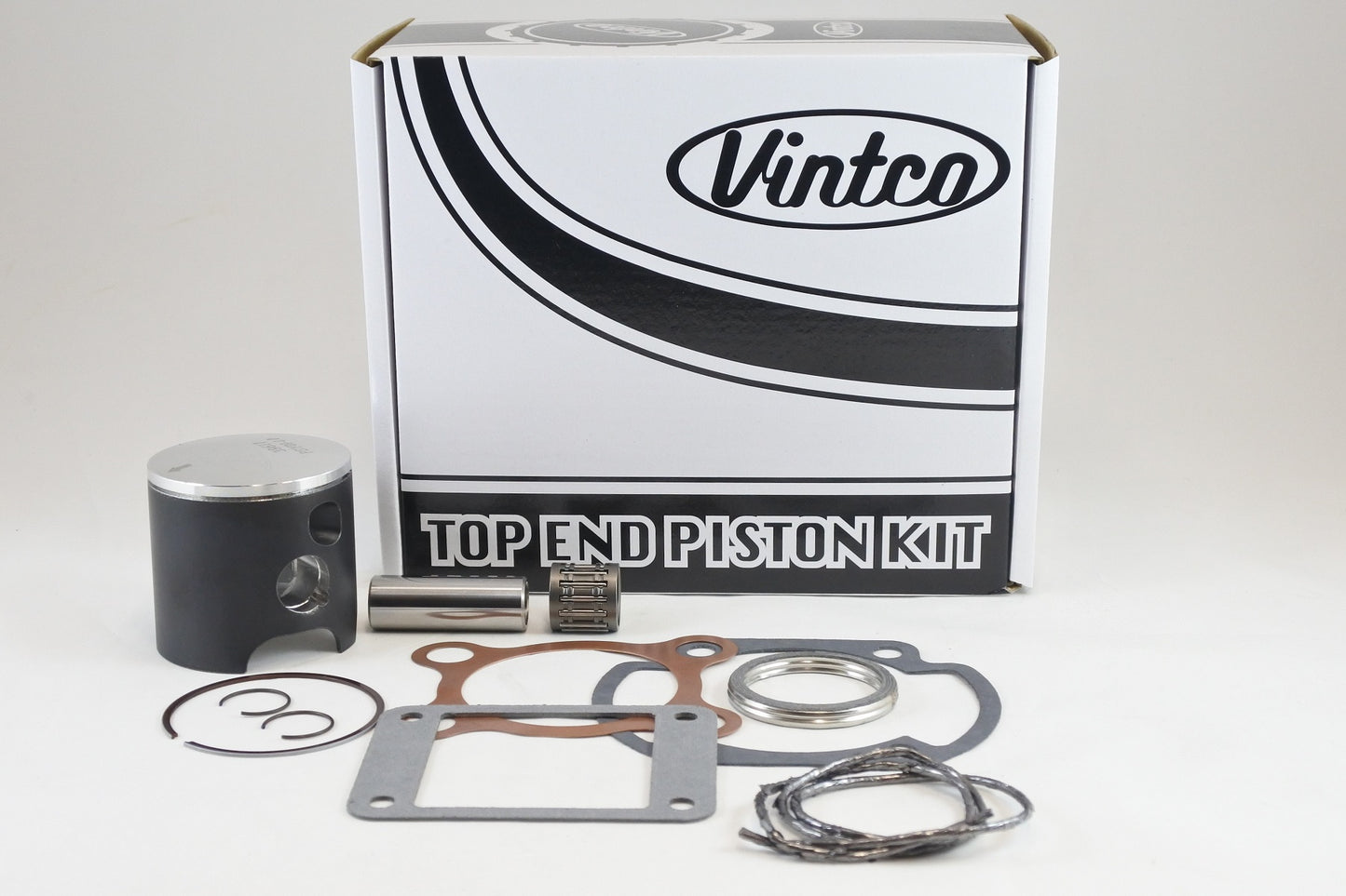 TOP END PISTON KIT 76-76 YAMAHA MX YZ 125 57.0mm OVER VINTCO KTY01-1.0