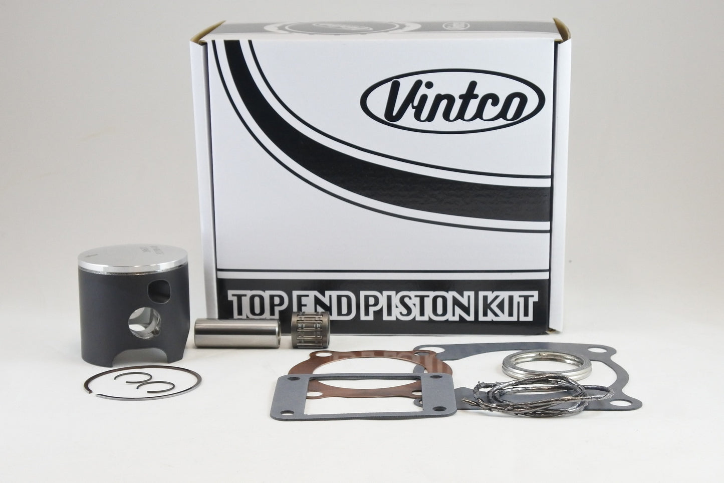 TOP END PISTON KIT 77-78 YAMAHA YZ 125 57.0mm 1.0mm OVER 2K6-11111-00-00 VINTCO KTY02-1.0