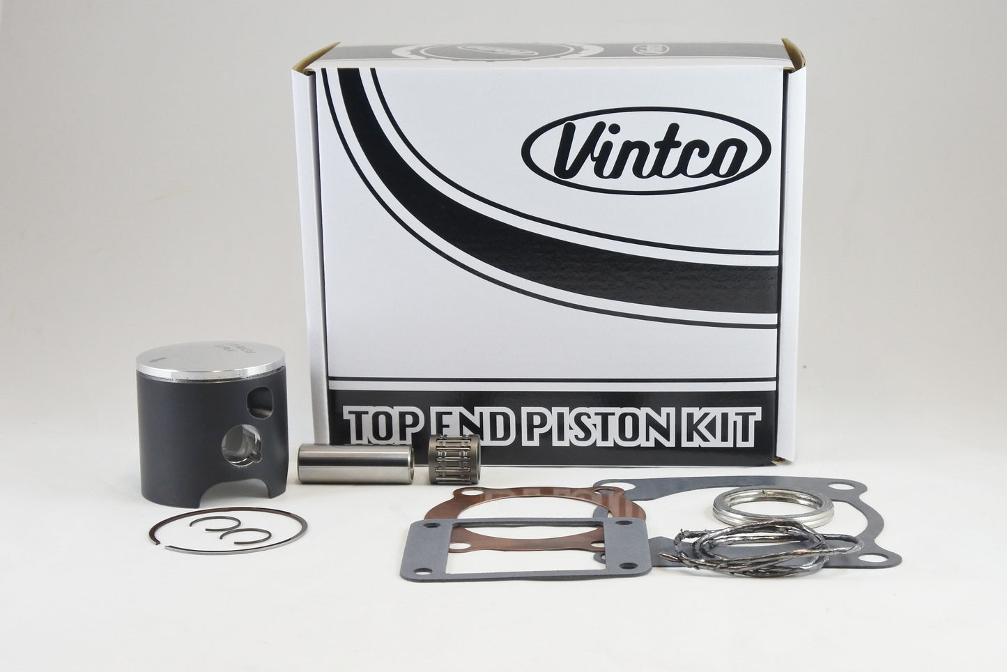 TOP END PISTON KIT 77-78 YAMAHA YZ 125 57.5mm OVER 2K6-11111-00-00 VINTCO KTY02-1.5