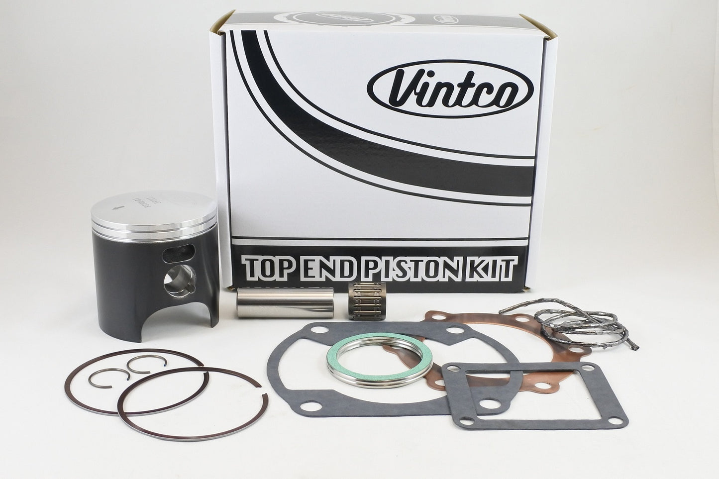 TOP END PISTON KIT 75-76 YAMAHA MX YZ 250 70.5mm OVER VINTCO KTY08-0.5