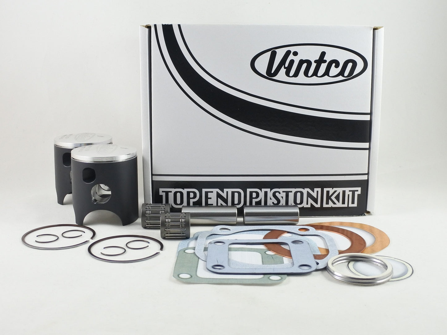 TOP END PISTON KIT 73-75 YAMAHA RD 250 55.5mm 1.5mm OVER VINTCO KTY47-1.5