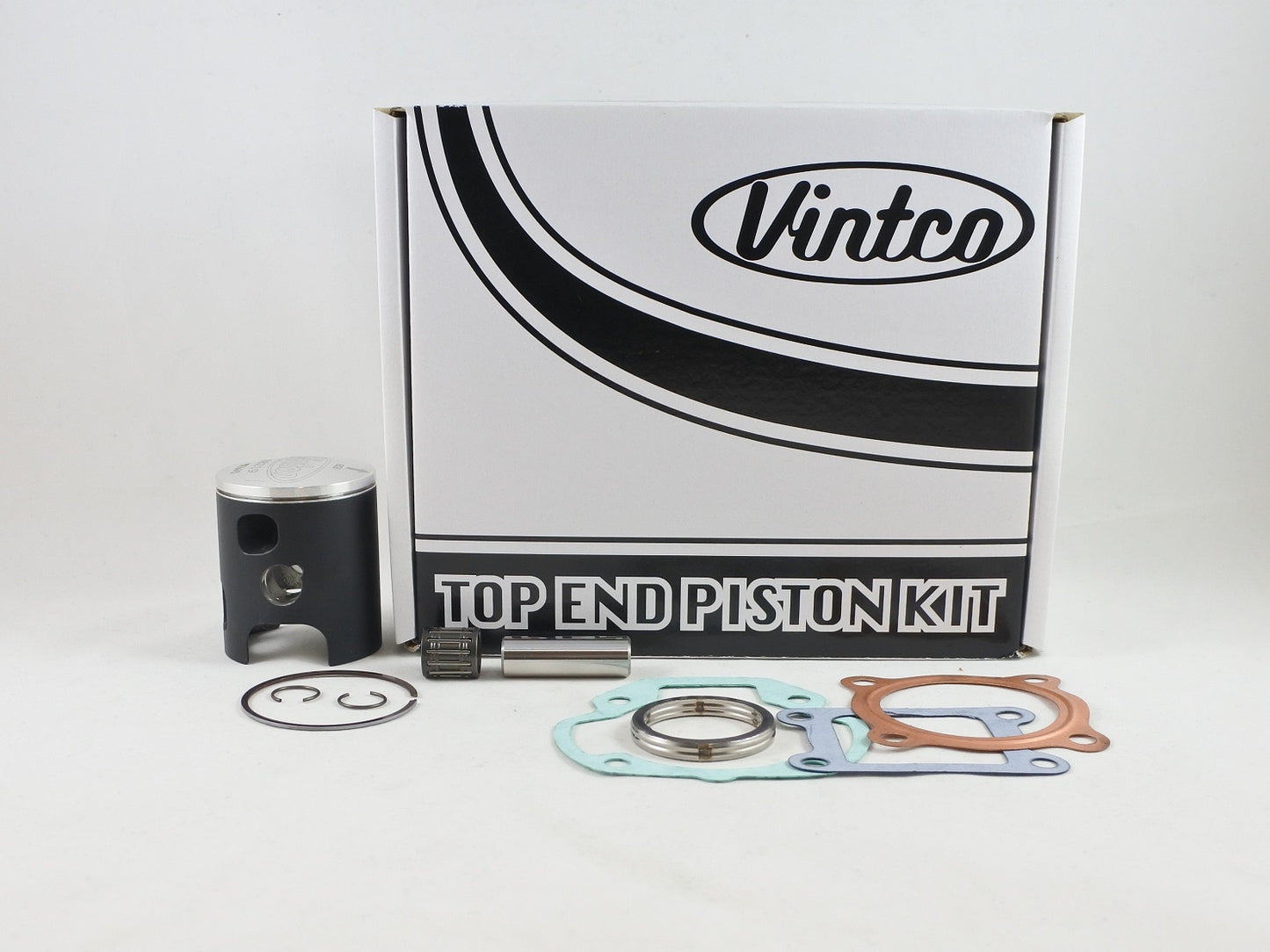 TOP END PISTON KIT 76-76 YAMAHA LB80IIA 47mm STANDARD VINTCO KTY56-00