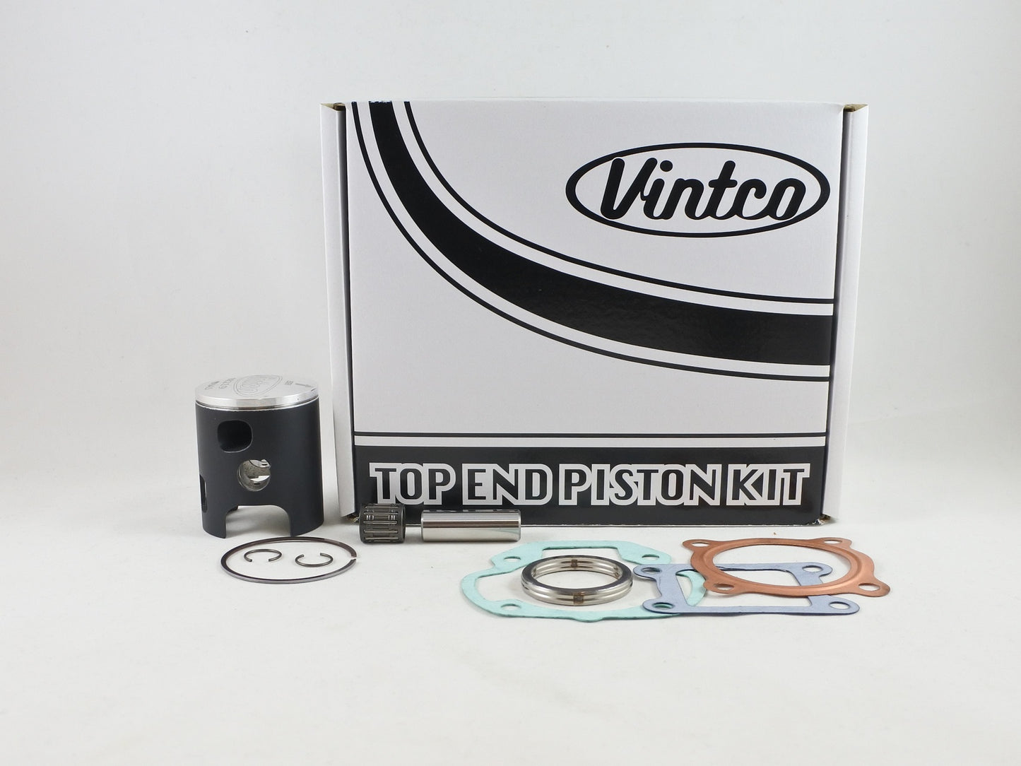 TOP END PISTON KIT 76-76 YAMAHA LB IIA 80 48.5mm +1.5mm OVER VINTCO KTY56-1.5