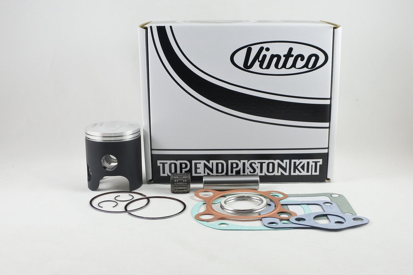 TOP END PISTON KIT 74-75 YAMAHA DT 125 57mm 1.0mm OVER VINTCO KTY69-1.0