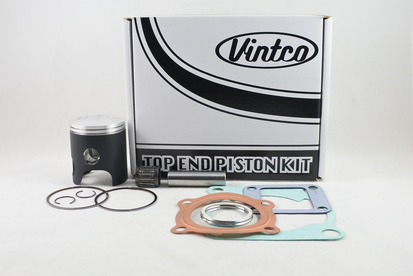 TOP END PISTON KIT 77-81 YAMAHA DT 125 56.5mm OVER VINTCO KTY71-0.5