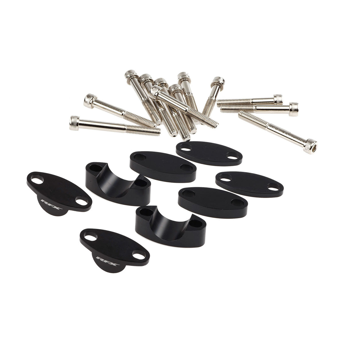 Race Handlebar Riser Kit 28.6mm Raises 25mm-40mm FXHM9012855BK