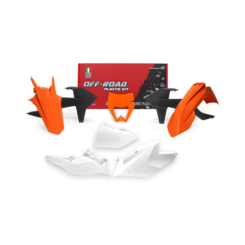 Plastic Kit EXC125/250/300/350/450 17-19 (6 pcs) R-KITKTM-OEM-517