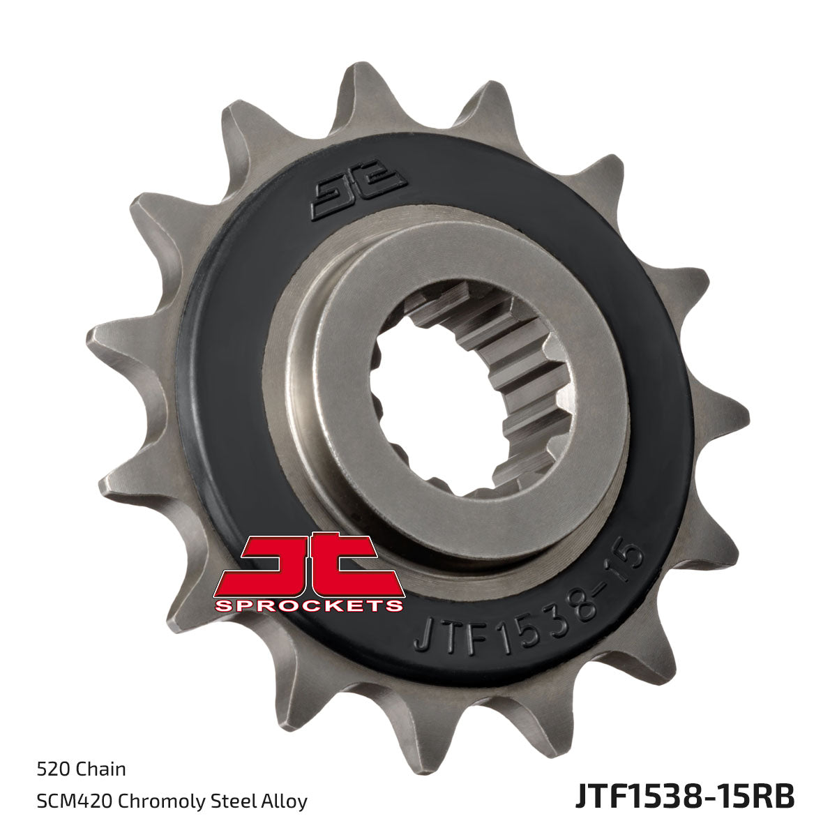 Front Sprocket (Rubber Cushioned) - JTF1538 JTF1538.15RB