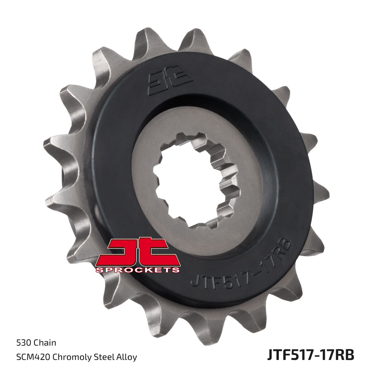 Front Sprocket (Rubber Cushioned) - JTF517 JTF517.17RB