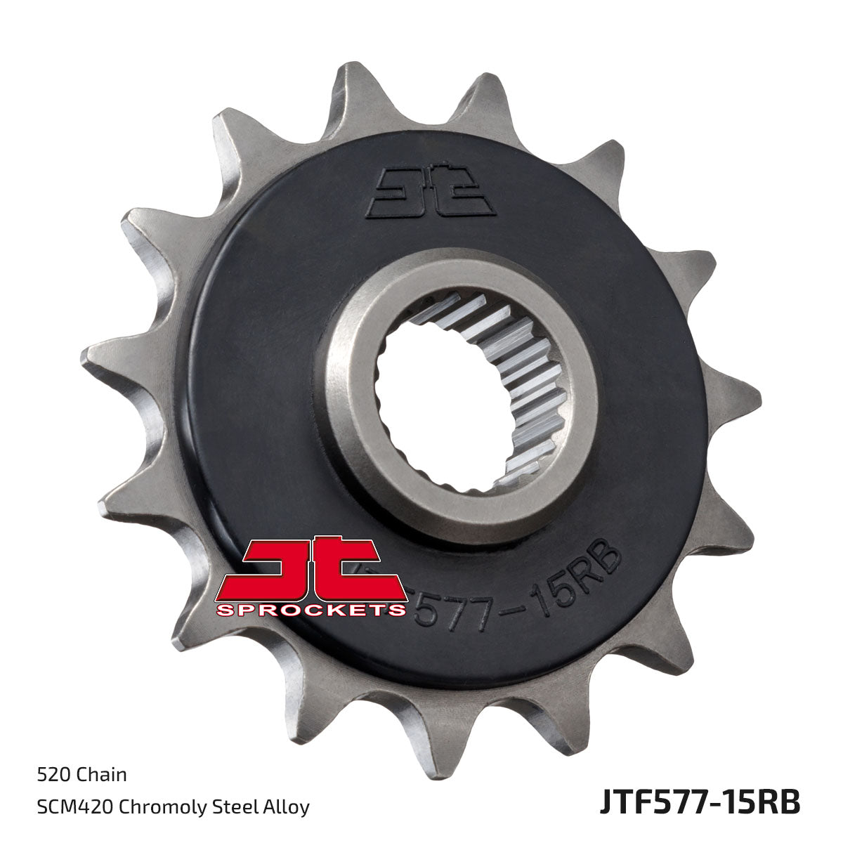 Front Sprocket (Rubber Cushioned) - JTF577 JTF577.15RB