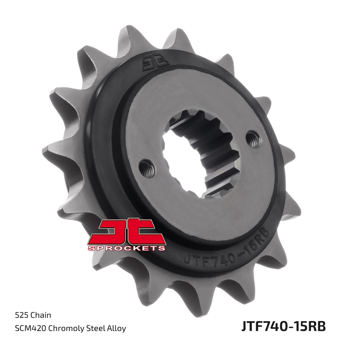 Front Sprocket (Rubber Cushioned) - JTF740 JTF740.15RB