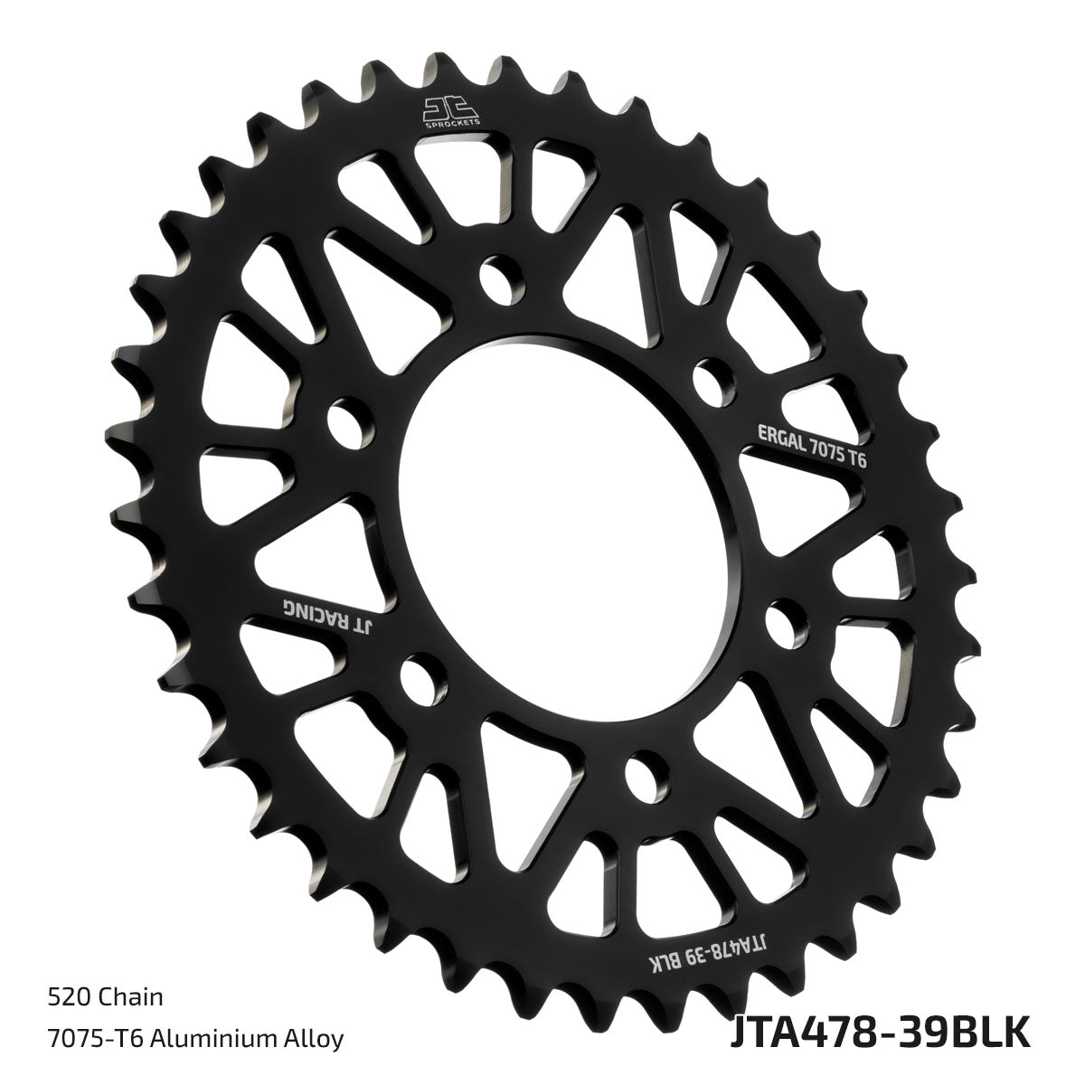 Rear Sprocket - JTA478 JTA478.44BLK