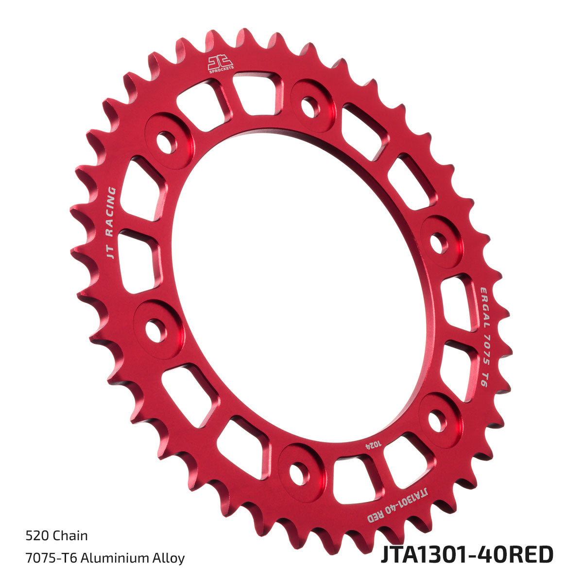 Rear Sprocket - JTA1301 JTA1301.40RED