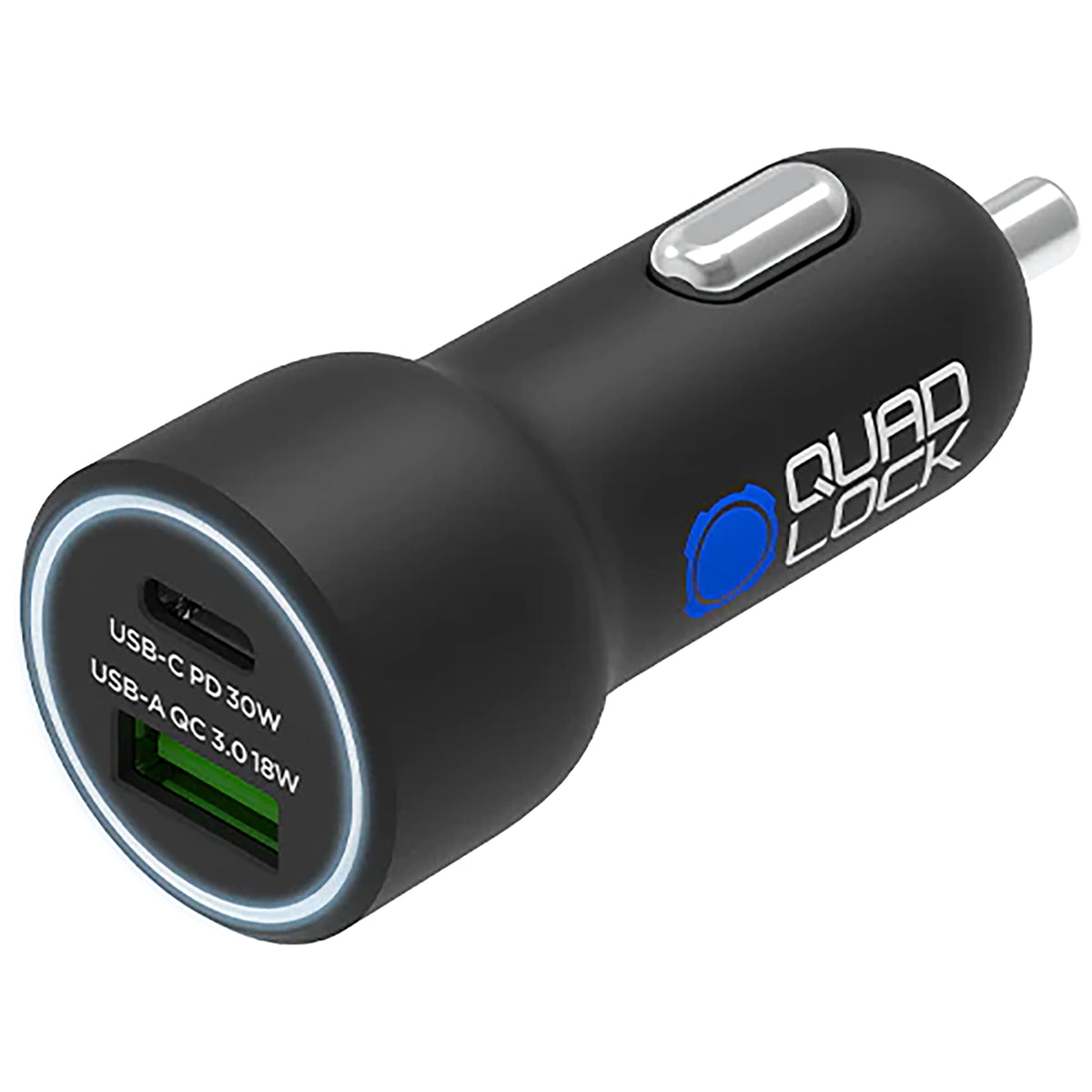 48W Dual Car Charger - USB-C PD + USB-A QLA-DCC-2