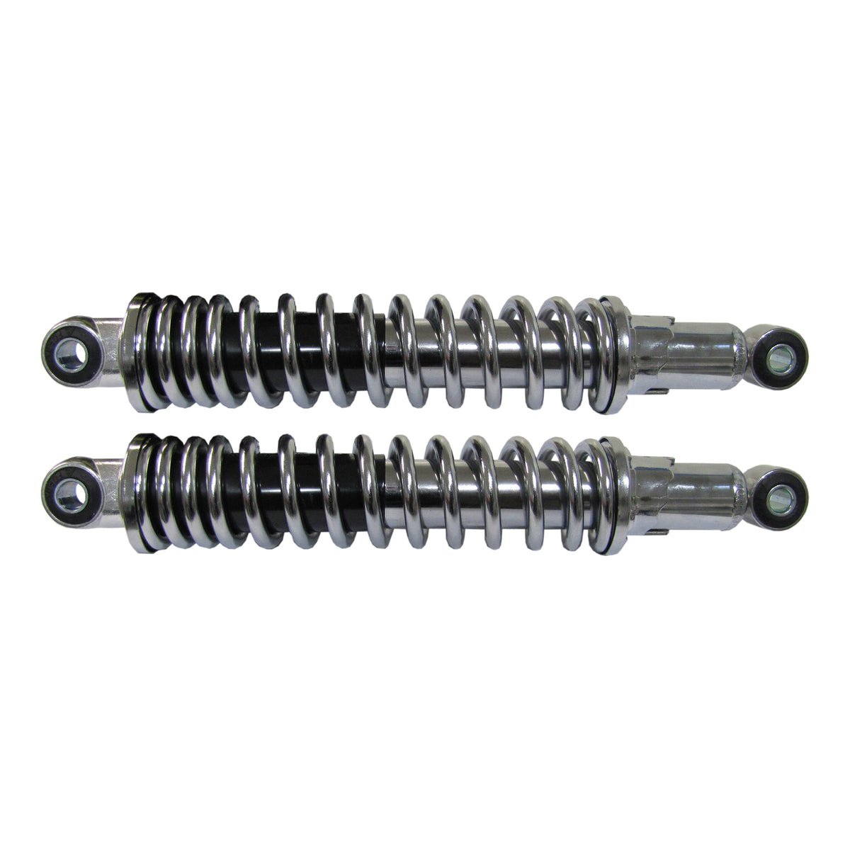 Shock Absorbers 310mm Pin + Pin up to 175cc Chrome 23-6208AB