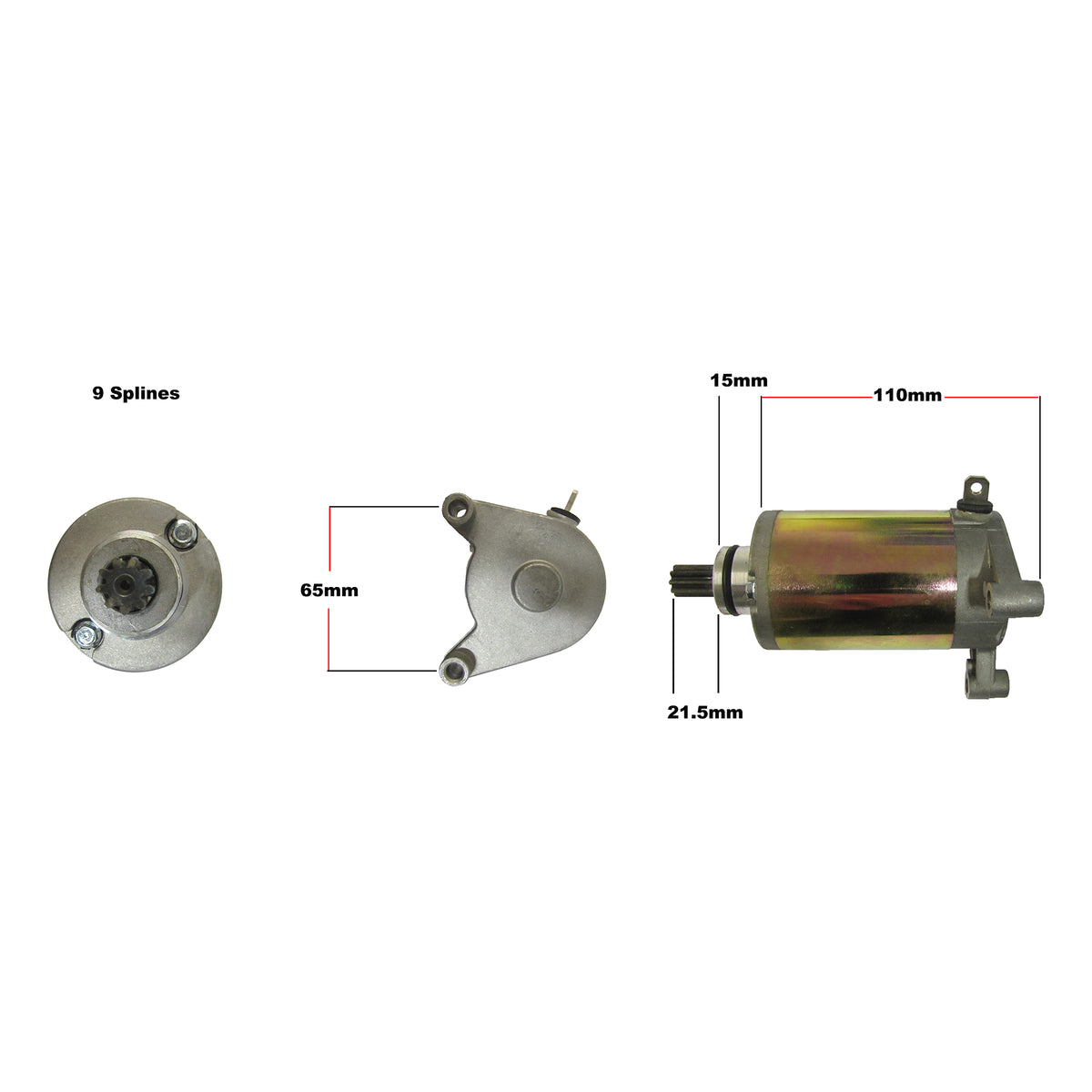 Starter Motor GN125 MT159-OT019