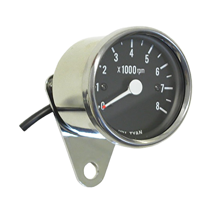 Tacho Clock 60mm Electronic Black Clock Face 21-6910