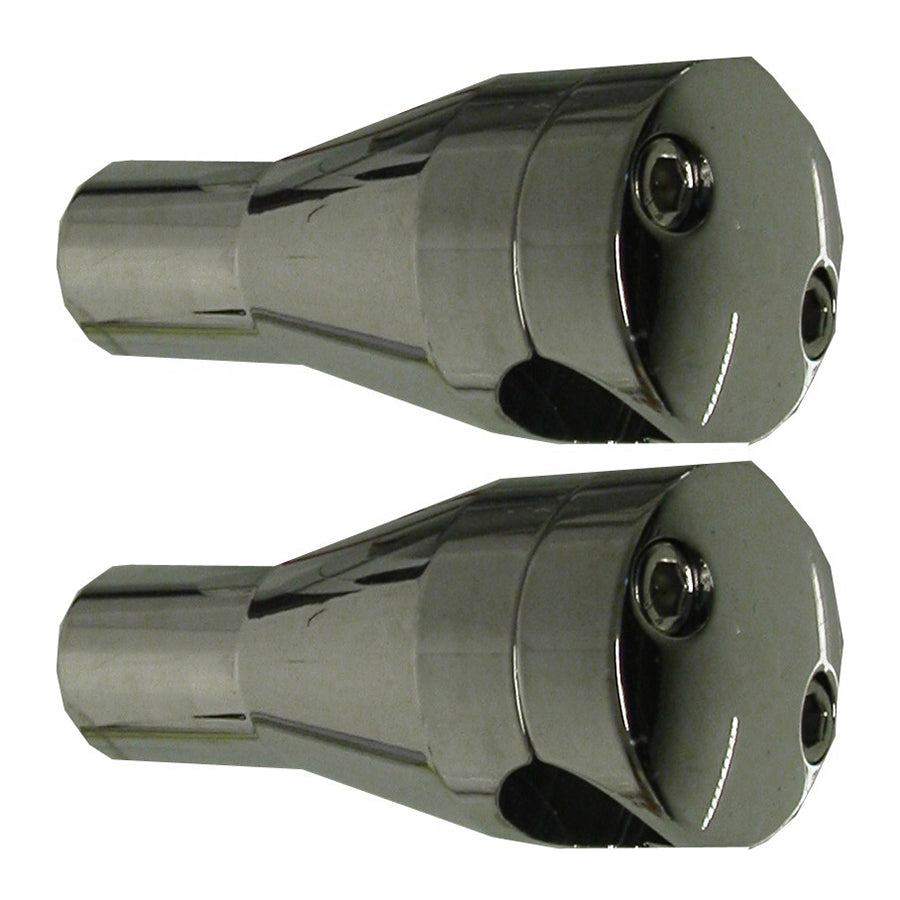 Handlebar Risers 4' Chrome Round 7/8 57-6001AA