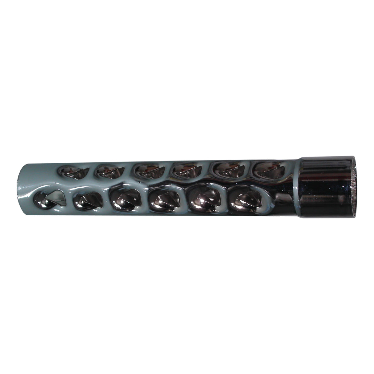 Exhaust Baffle 35mm & 8' Long Chrome 08-6302C-A
