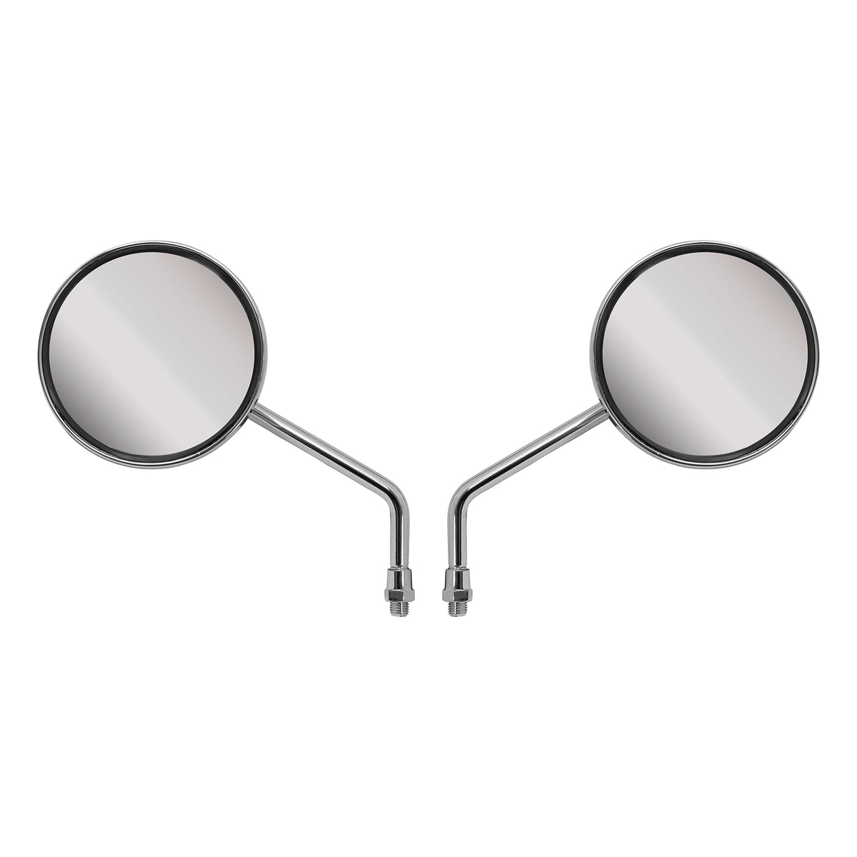 Mirrors 8mm Chrome Round Left & Right Yam 60-1004