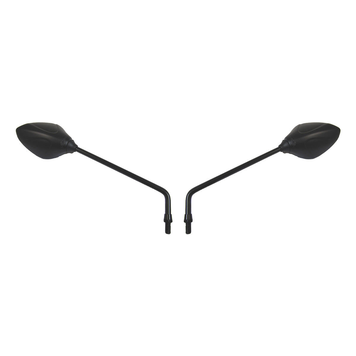 Mirrors 10mm Black Teardrop Left & Right 586172