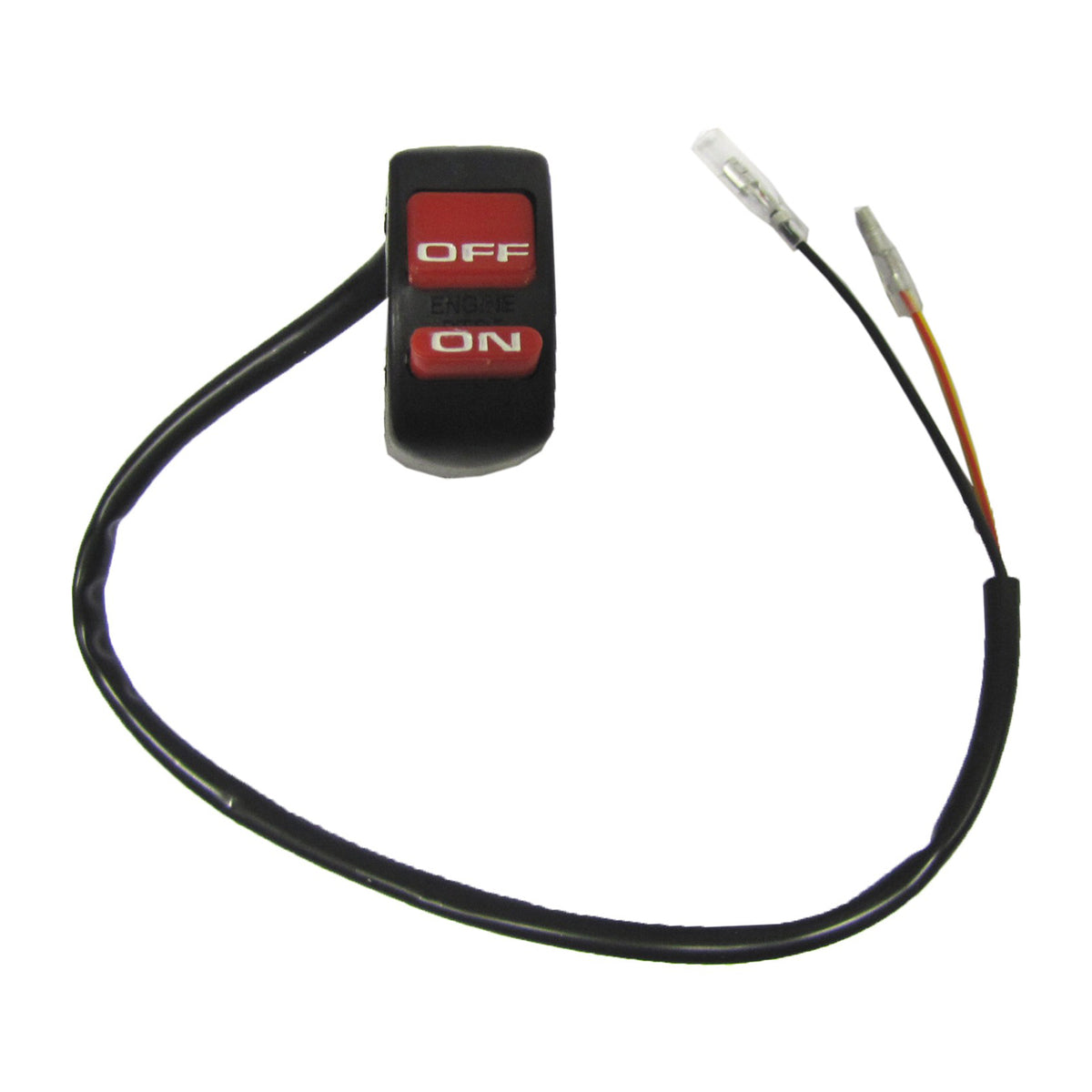 Switch On/Off with Red Button & Clamp Round E21-6111