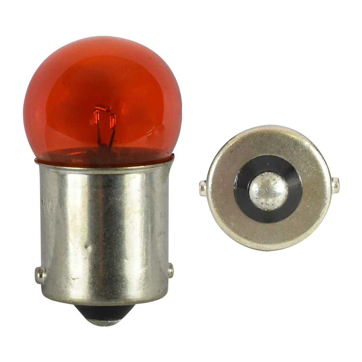 Bulbs BA15s 12v 23w Small Amber (10 Pack) AT-2141Y