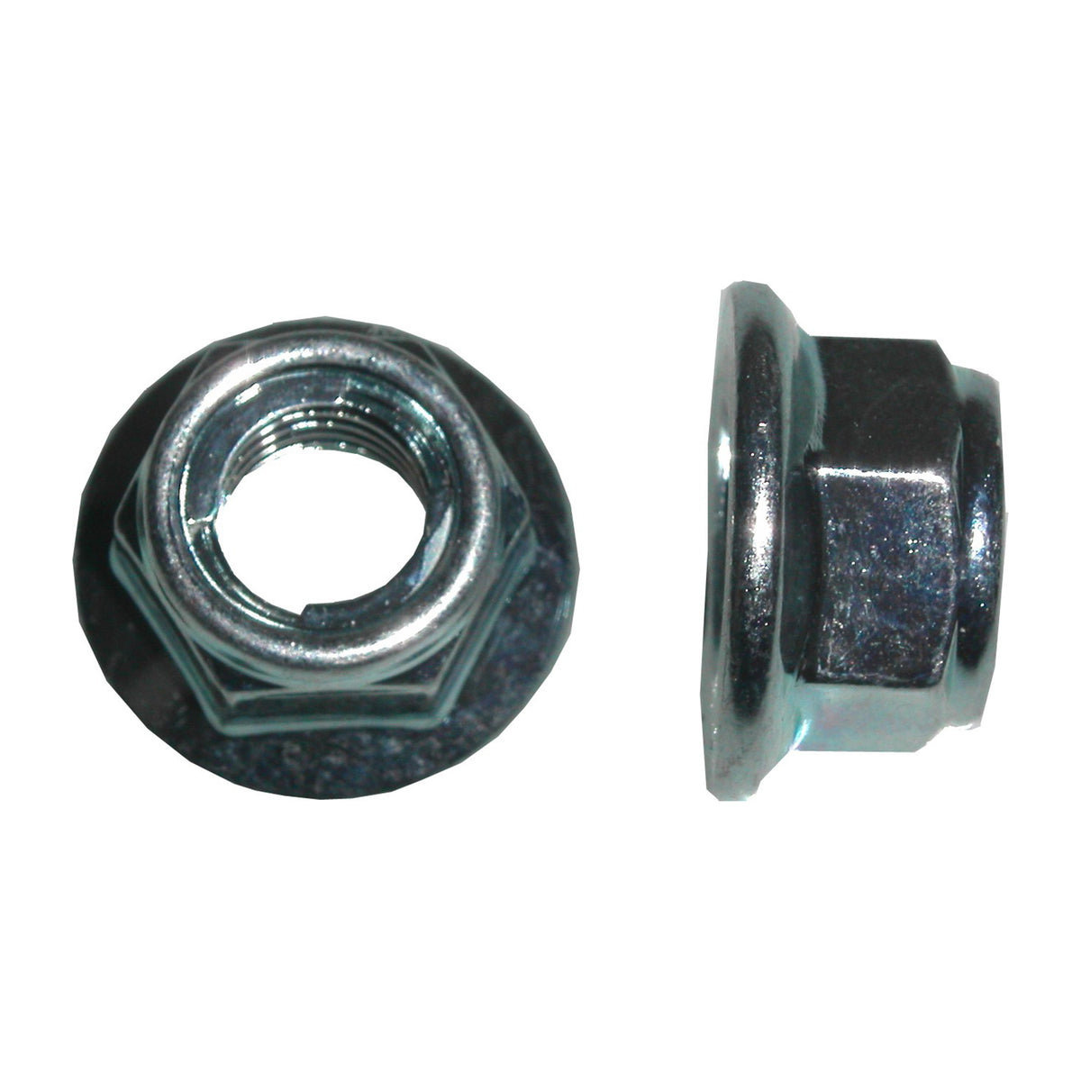 Nuts Flange Metal Locking 12mm Thread (20 Pack) O39-6540