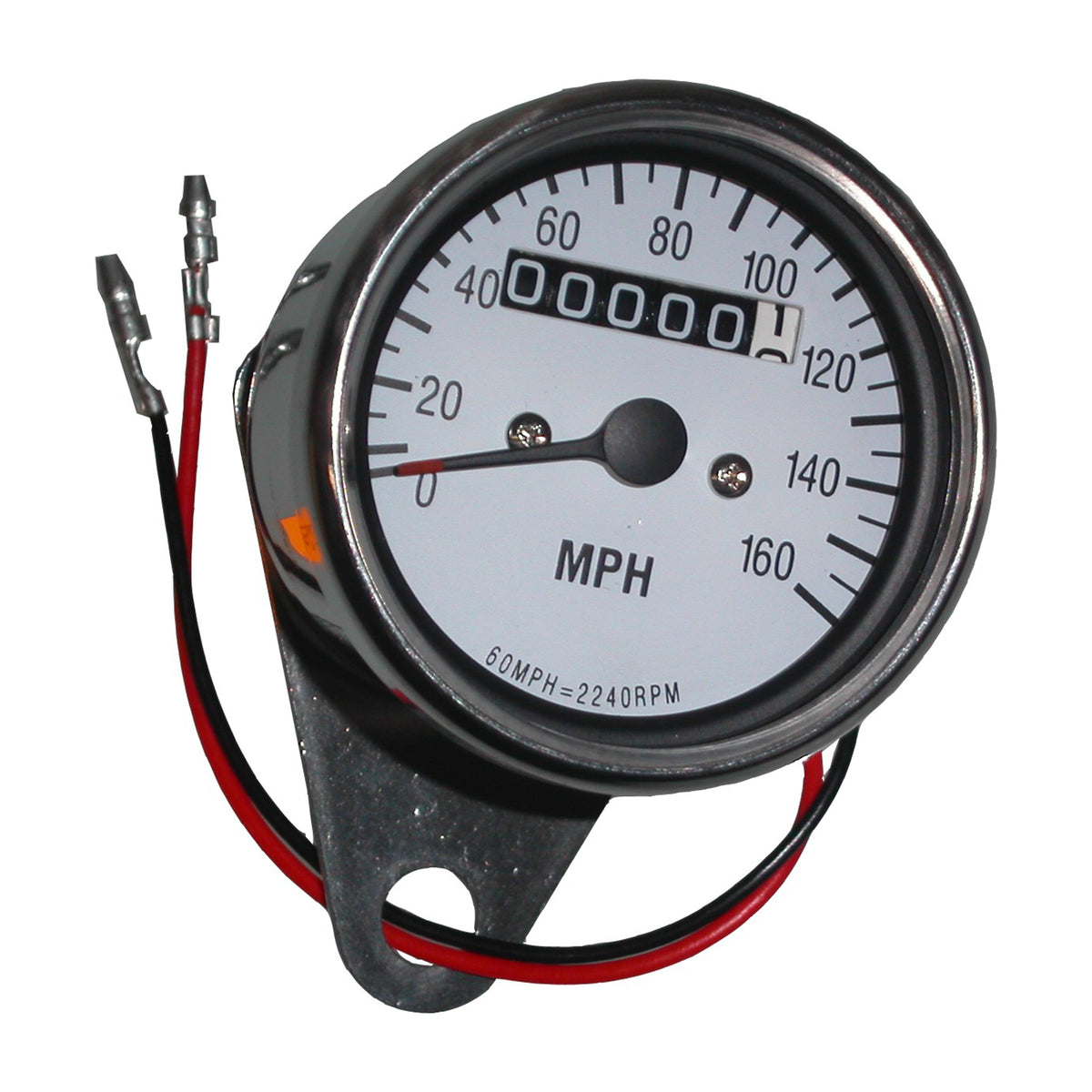 Speedo Clock 60mm 2:1 MPH White face BY 21-6803W