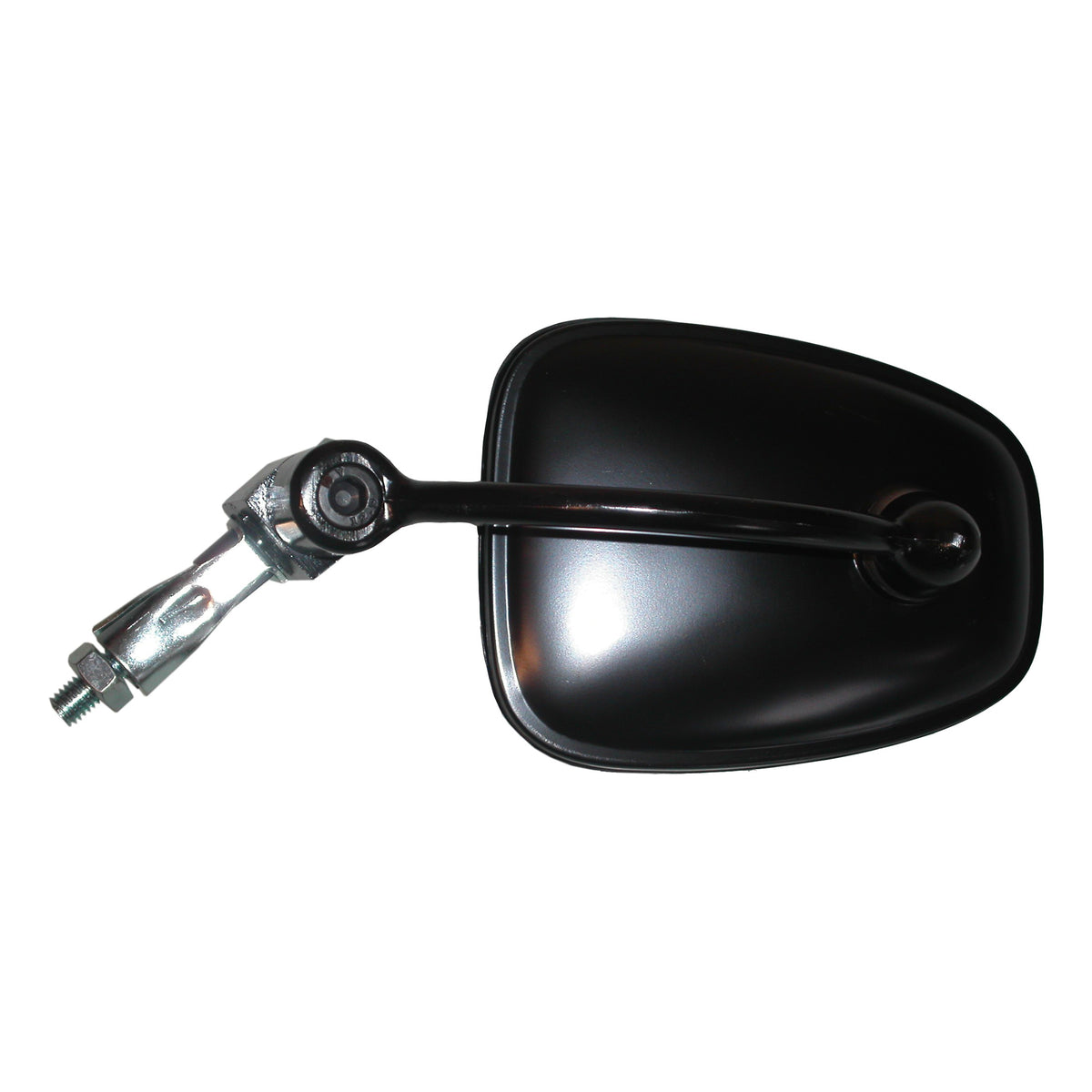 Mirror Black Rectangle Left or Right Bar End Fit BY 60-6055