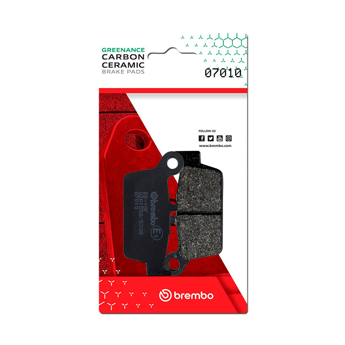 Brake Pads Scooter Carbon Ceramic (L / R) - 07010 07010 (0303)