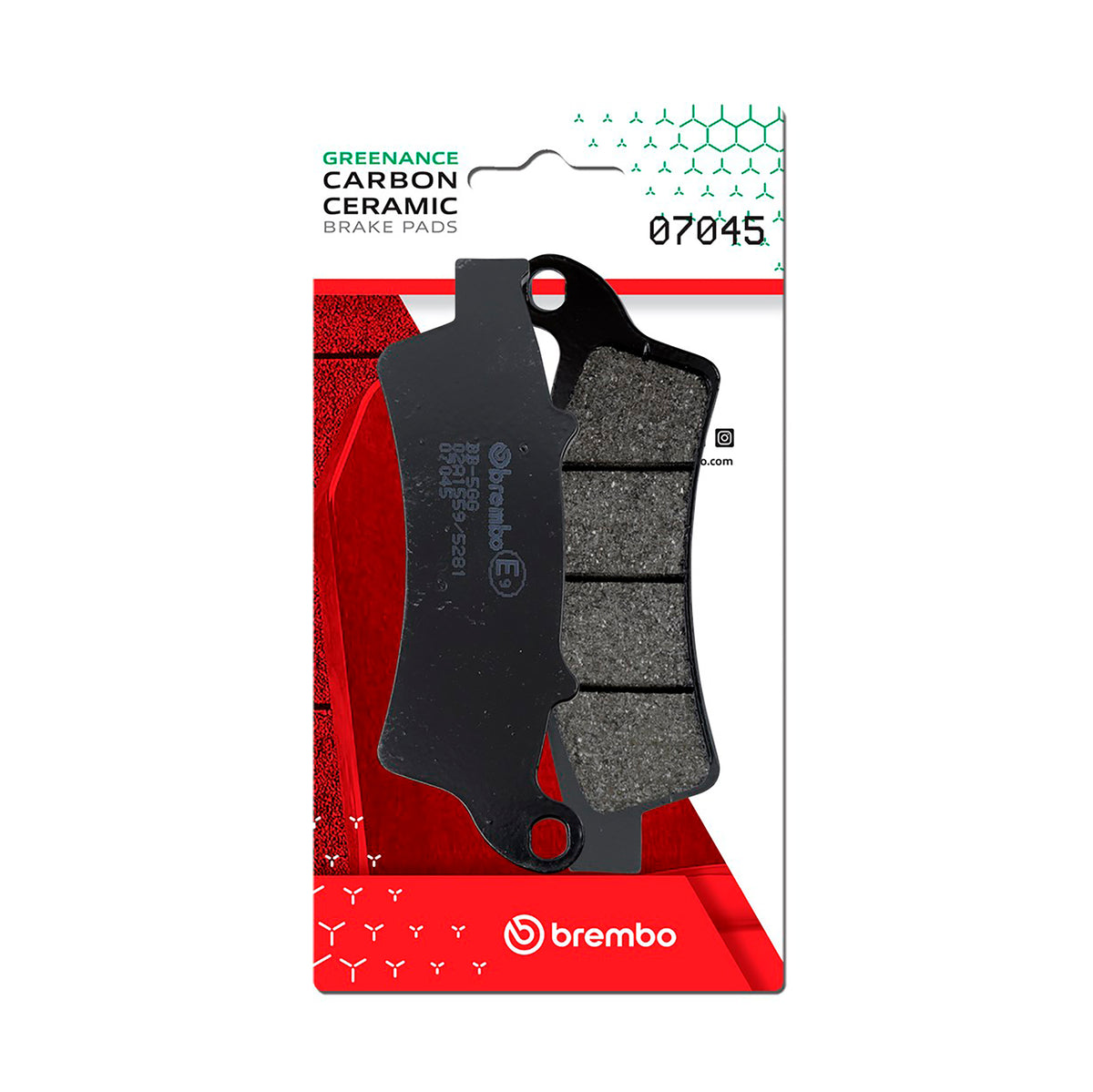 Brake Pads Scooter Carbon Ceramic (Front) - 07045 07045 (0303)