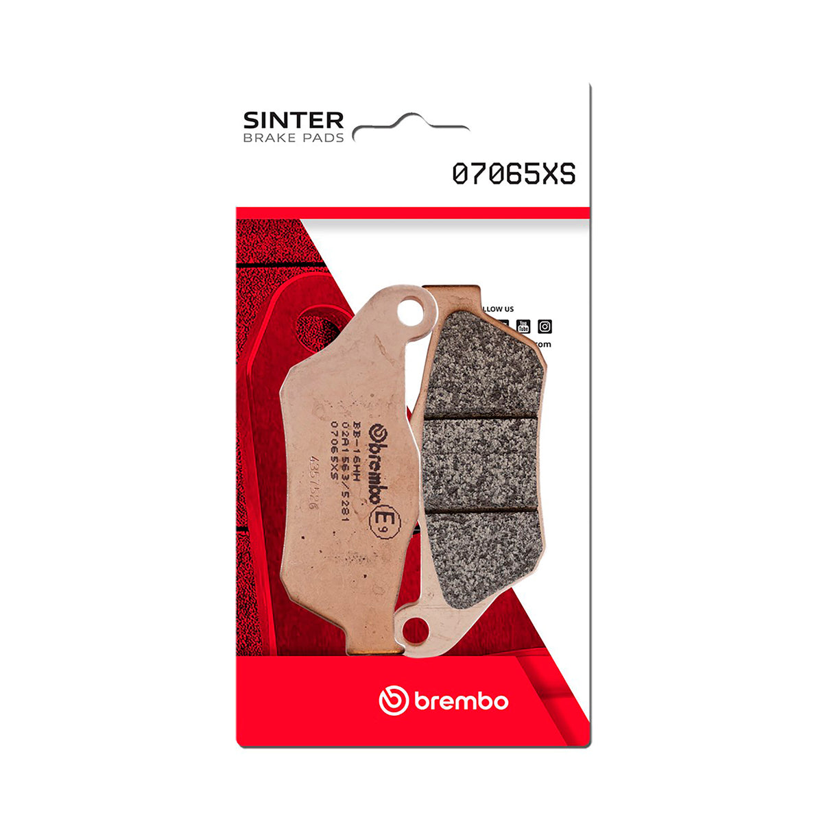 Brake Pads Scooter Sintered Metal (F) - 07065XS 07065XS (0303)