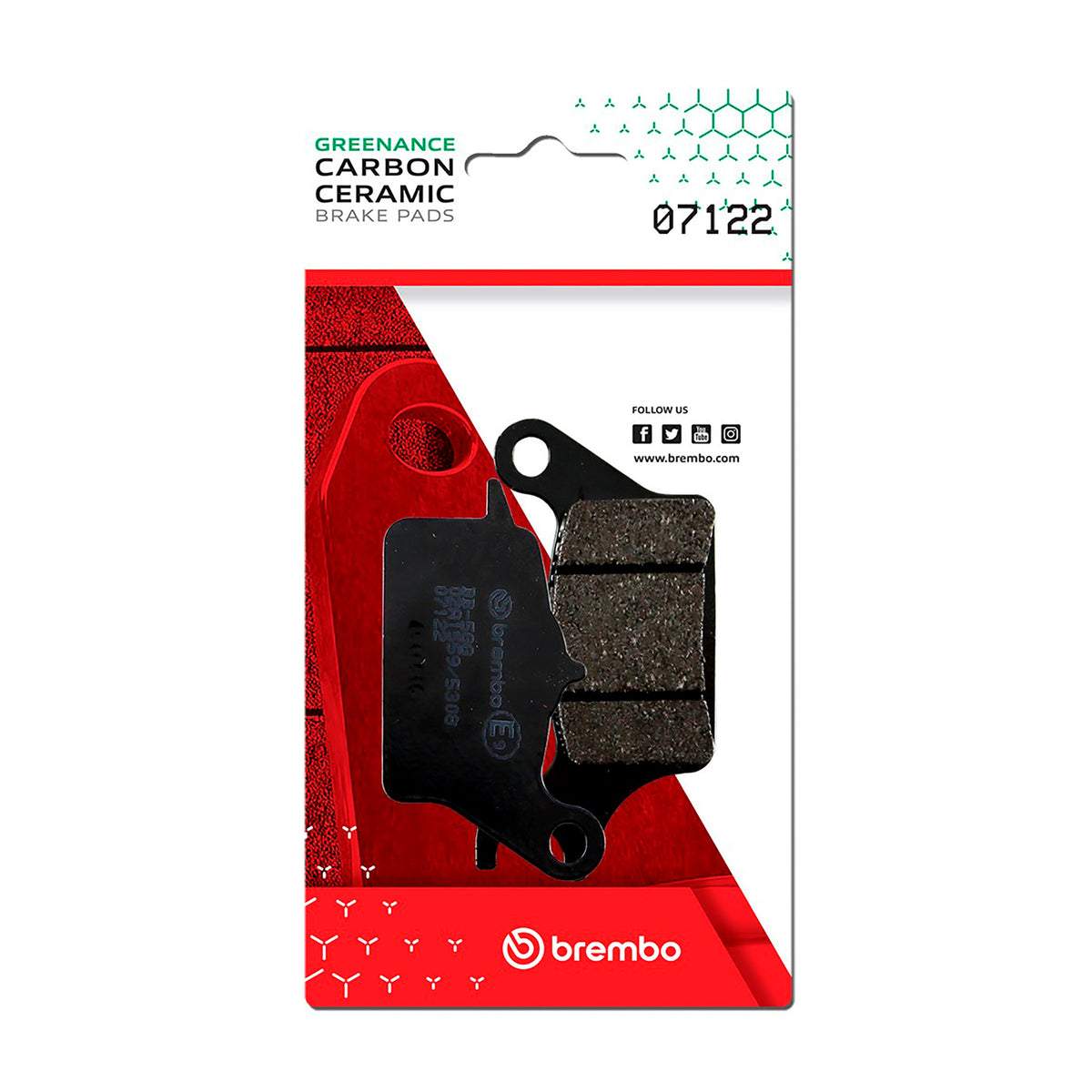 Brake Pads Carbon Ceramic (Front) - 07122 07122 (0303)